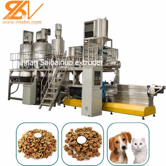 2020 Hot Sales 100kg-6t/H Automatic Dog Cat Fish Shrimp Bird Pet Snack Food Extrusora Plant Production Line Equipment Machine Fish Feed Machine